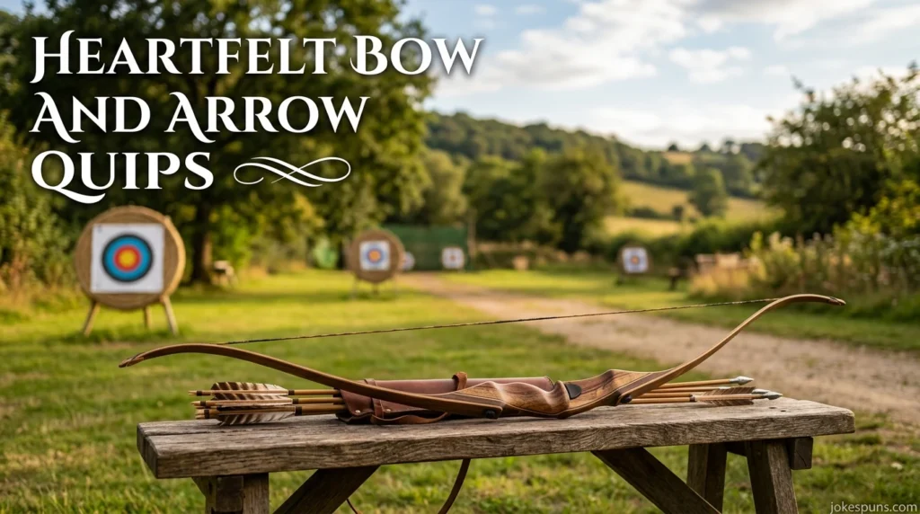 Heartfelt Bow and Arrow Quips