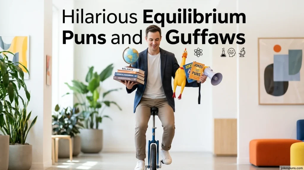 Hilarious Equilibrium Puns and Guffaws