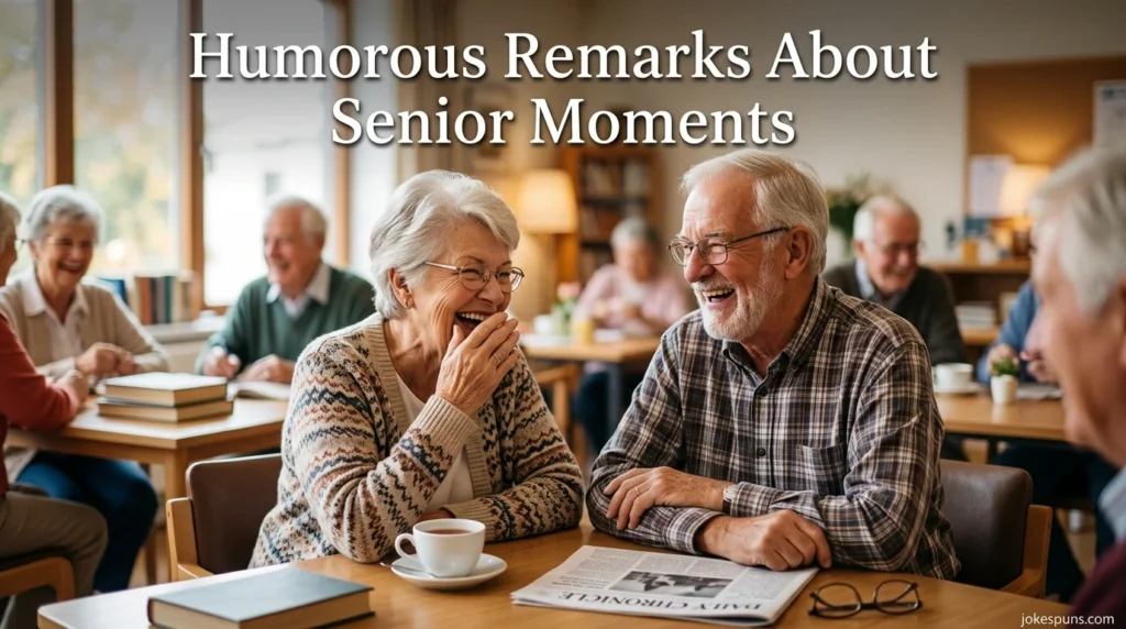Humorous Remarks About Senior Moments
