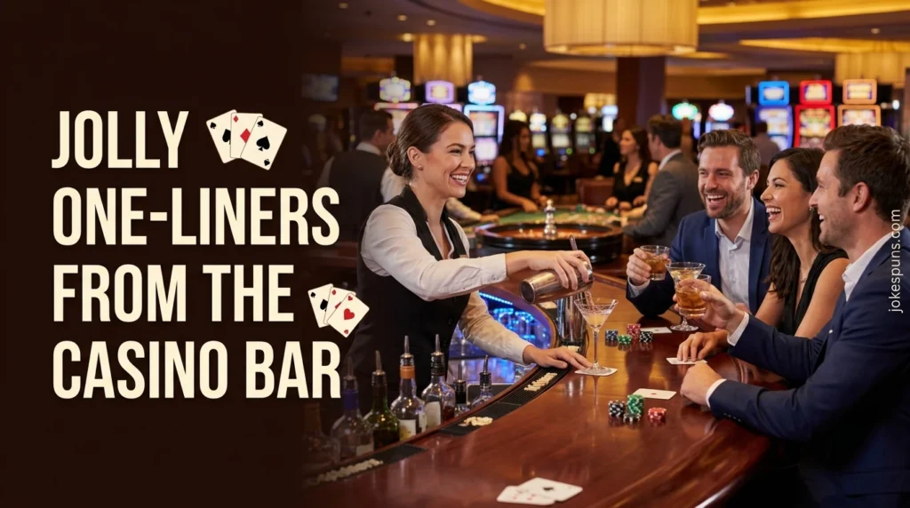 Jolly One-Liners from the Casino Bar