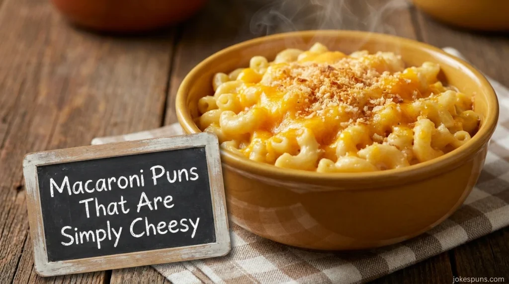 Macaroni Puns That Are Simply Cheesy