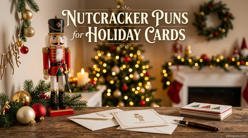 Nutcracker Puns for Holiday Cards