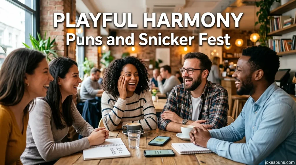 Playful Harmony Puns and Snicker Fest