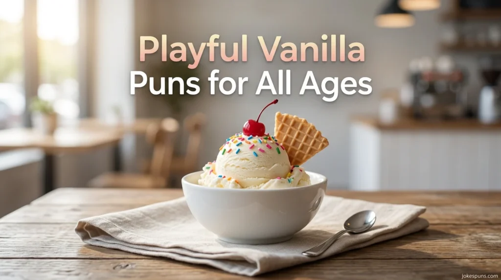 Playful Vanilla Puns for All Ages