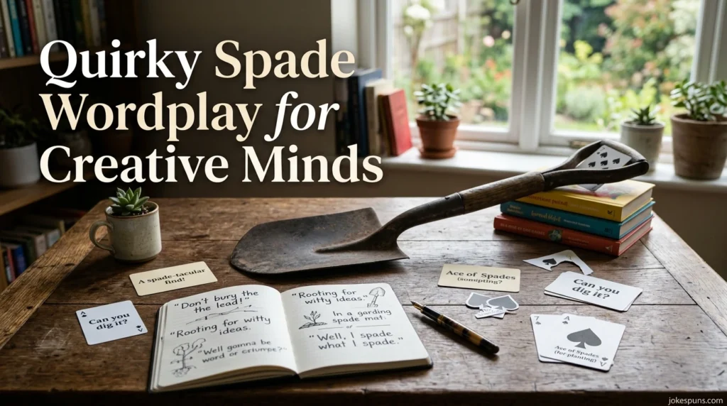 Quirky Spade Wordplay for Creative Minds