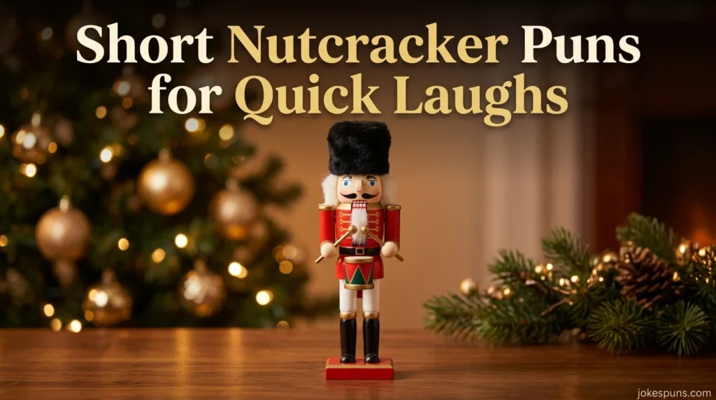 Short Nutcracker Puns for Quick Laughs