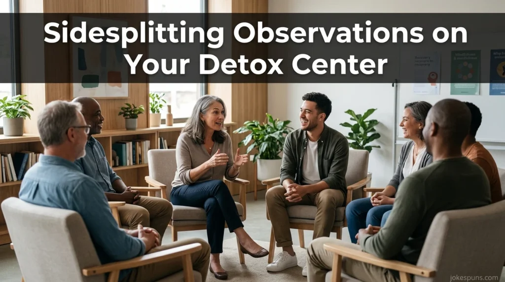 Sidesplitting Observations on Your Detox Center