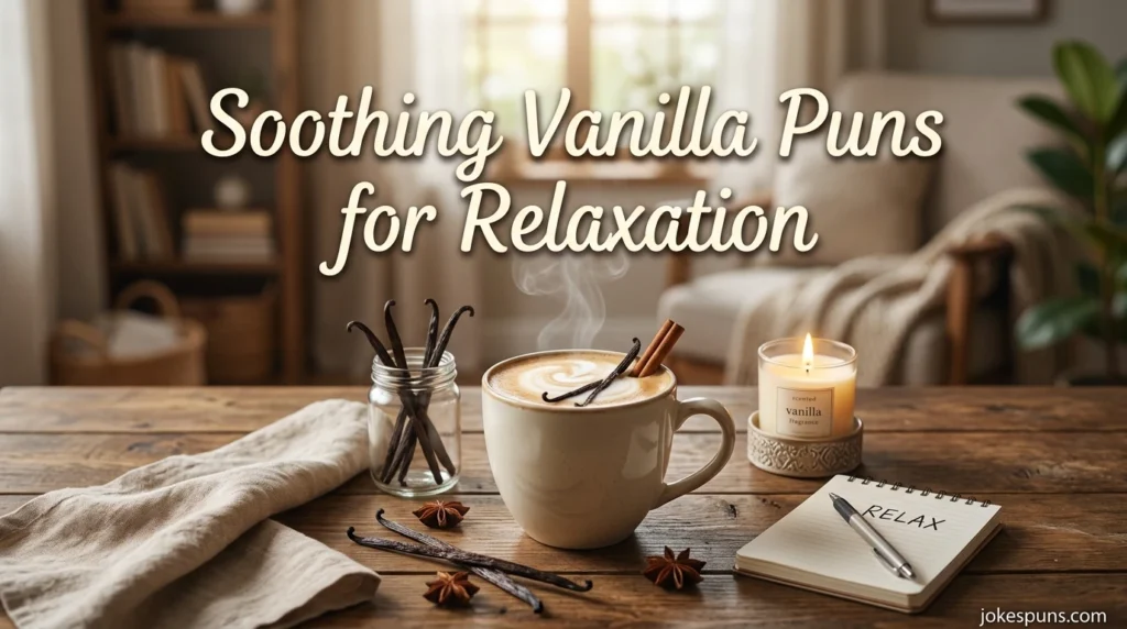 Soothing Vanilla Puns for Relaxation