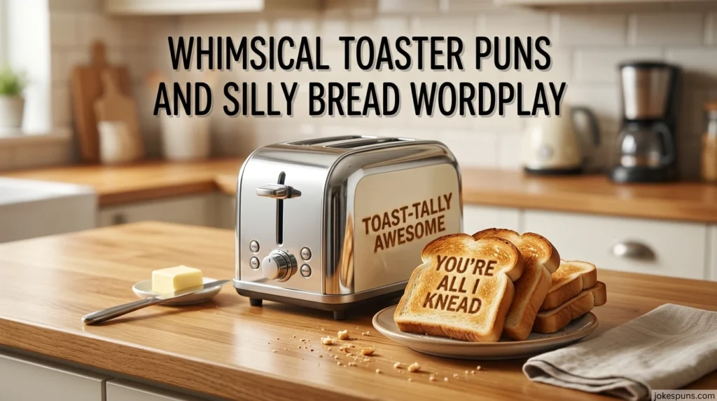 Whimsical Toaster Puns and Silly Bread Wordplay