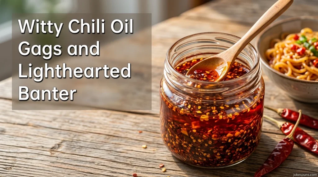 Witty Chili Oil Gags and Lighthearted Banter