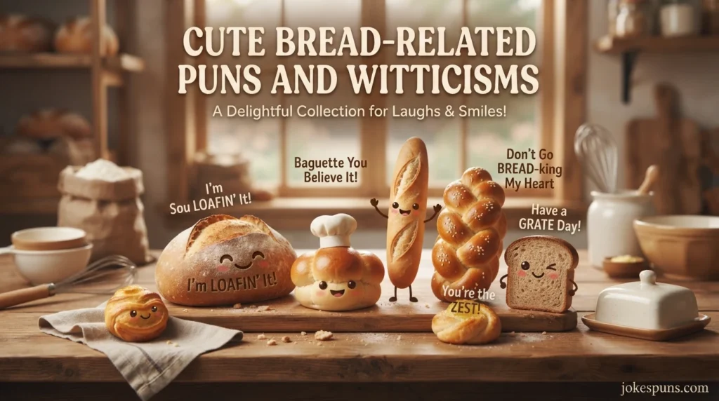Cute Bread-Related Puns and Witticisms