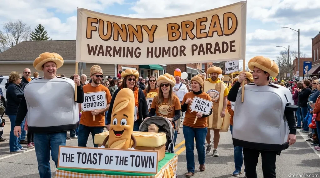Funny Bread Warming Humor Parade