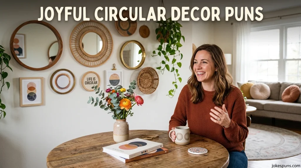 Joyful Circular Decor Puns