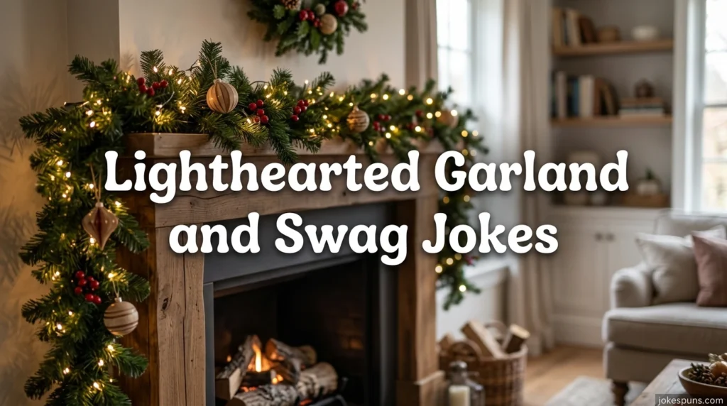 Lighthearted Garland and Swag Jokes