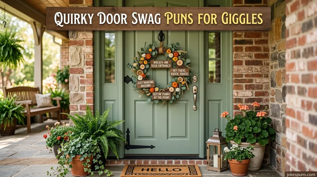 Quirky Door Swag Puns for Giggles