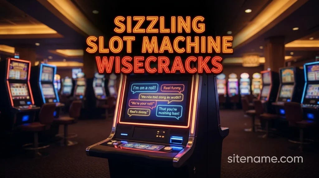 Sizzling Slot Machine Wisecracks